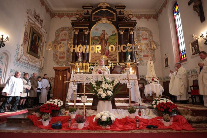 Commemoration of National Military Union soldiers in Pawłowo Kościelne; photographs by Mikołaj Bujak (IPN)