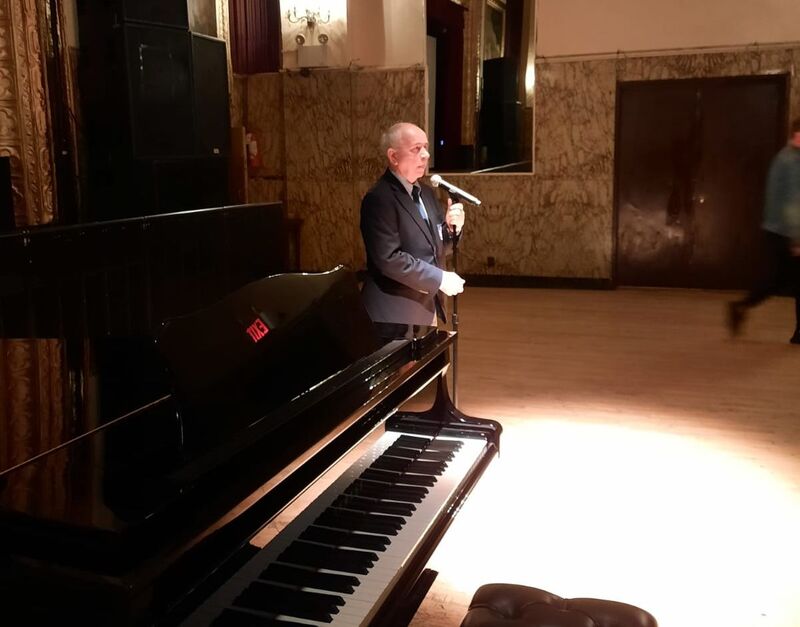 Teofil Lachowicz announcing the screening, New York, NY, 17 October 2021; photo: R. Poboży (AIPN)