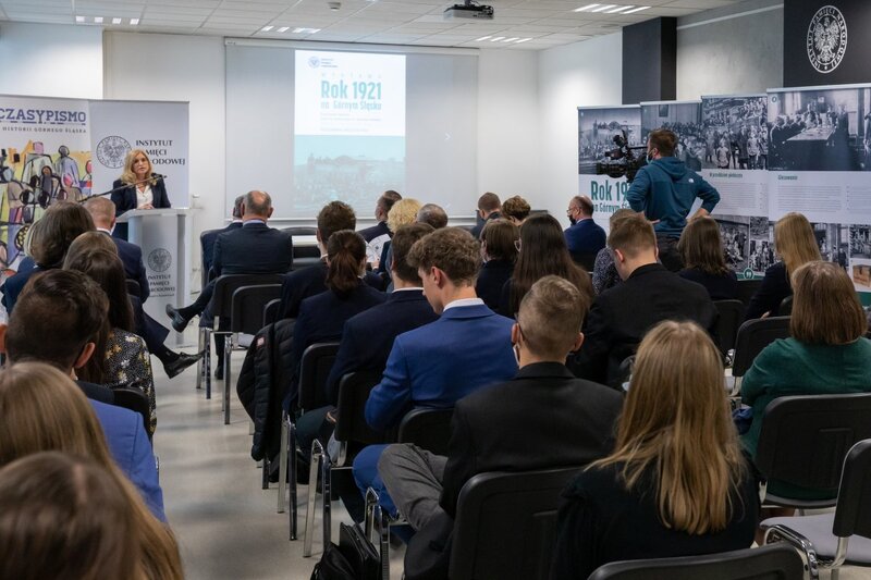 Opening of the exhibition "The Year 1921 in Upper Silesia" in Katowice on 20 October 2021; photo: M. Bujak