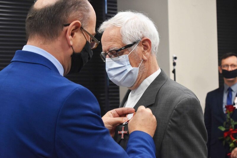 The ceremony of awarding Crosses of Freedom and Solidarity, Kielce, 21 October 2021