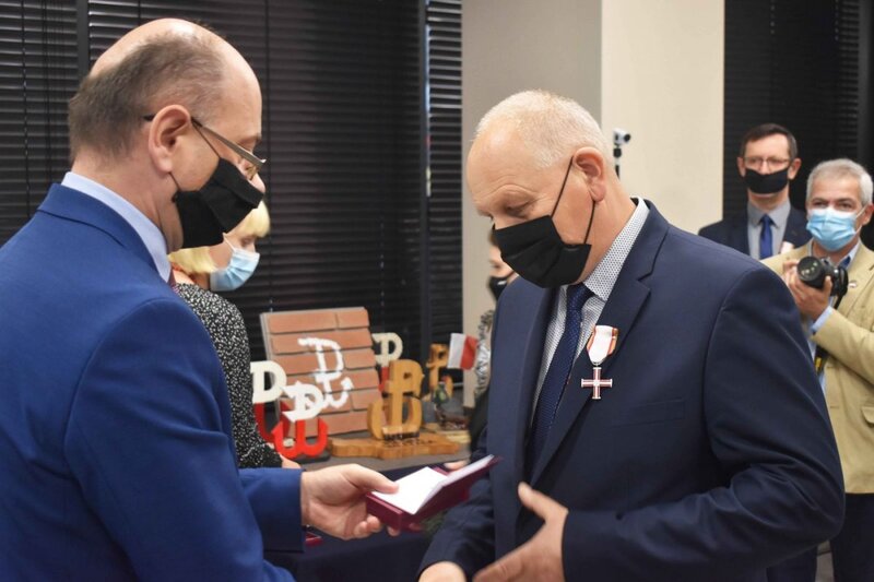 The ceremony of awarding Crosses of Freedom and Solidarity, Kielce, 21 October 2021