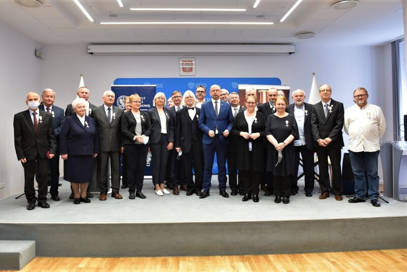 The ceremony of presenting Crosses of Freedom and Solidarity, Cracow, 22 October 2021; photo: Żaneta Wierzgacz