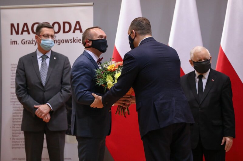 Commemoration of the “Solidarity” activist Grażyna Langowska, Olsztyn, 25 October 2021; photo: M. Bujak