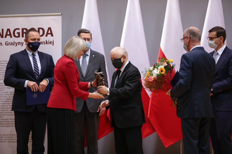 Commemoration of the “Solidarity” activist Grażyna Langowska, Olsztyn, 25 October 2021; photo: M. Bujak