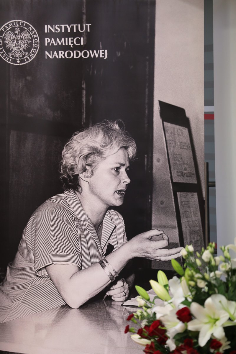 Commemoration of the “Solidarity” activist Grażyna Langowska, Olsztyn, 25 October 2021; photo: M. Bujak