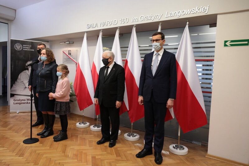 Commemoration of the “Solidarity” activist Grażyna Langowska, Olsztyn, 25 October 2021; photo: M. Bujak