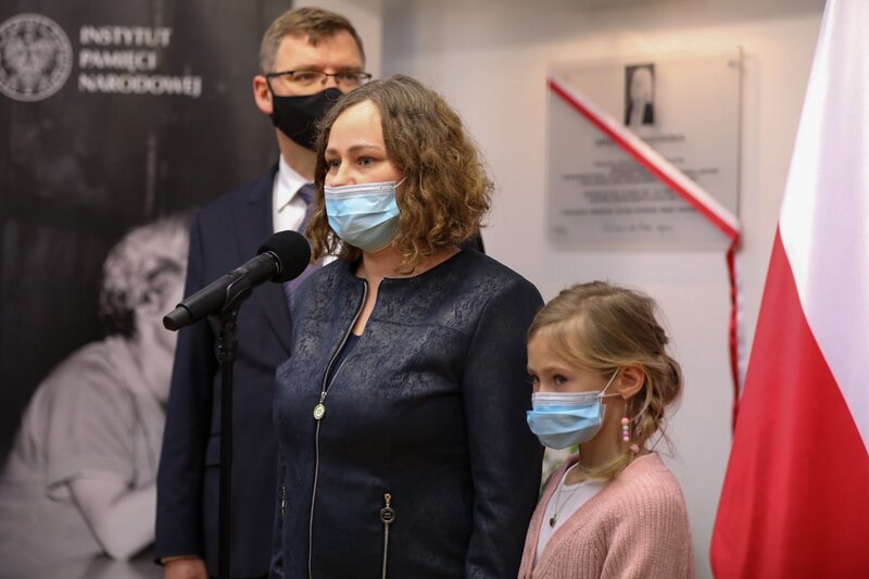 Commemoration of the “Solidarity” activist Grażyna Langowska, Olsztyn, 25 October 2021; photo: M. Bujak