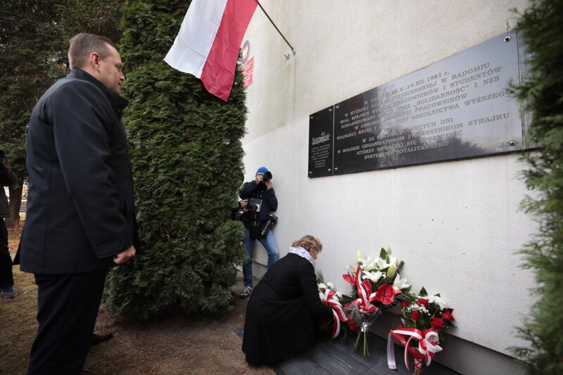 The visit of the IPN President Karol Nawrocki in Radom, 26 October 2021; photo: M. Bujak