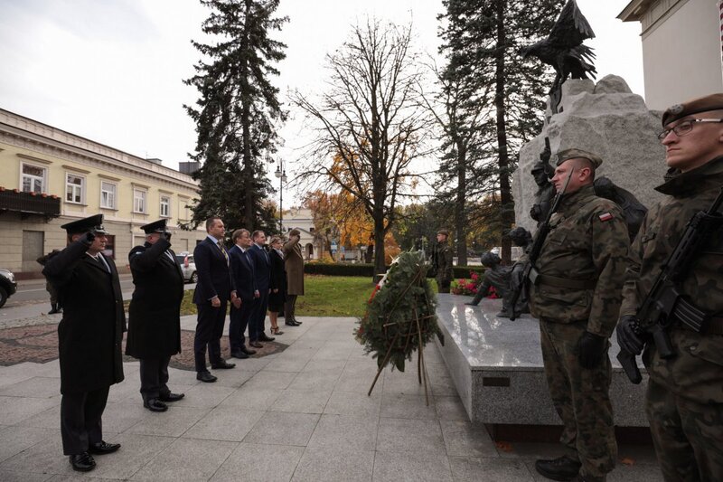 The visit of the IPN President Karol Nawrocki in Radom, 26 October 2021; photo: M. Bujak