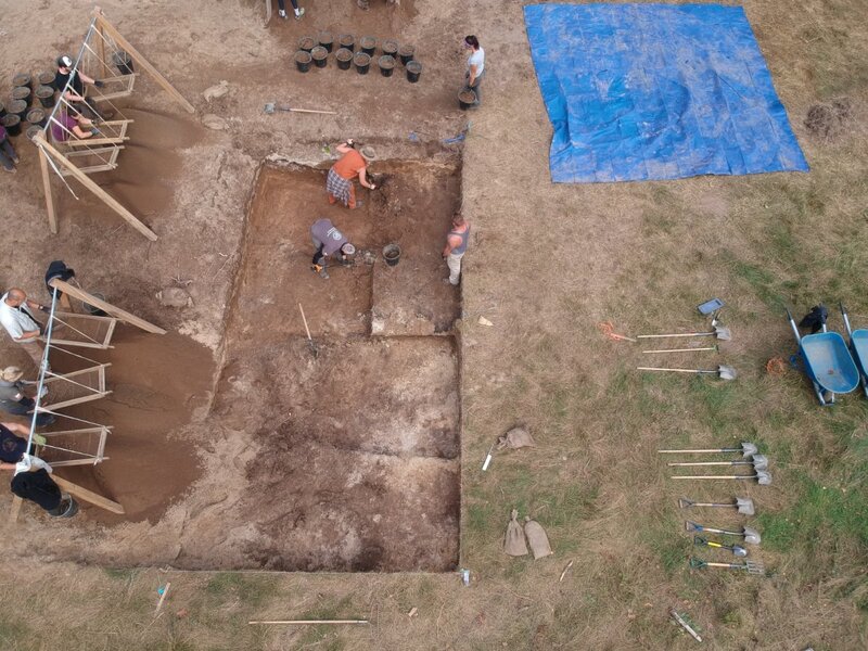 A search for the remains of the crew of the American B-24 Bomber, Kędzierzyn-Koźle