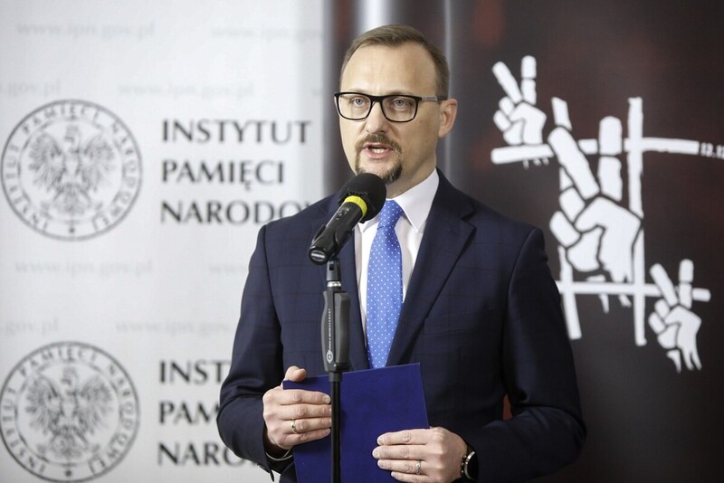 Press conference of the IPN President on the celebration of the 40th anniversary of Martial Law. Photo: Sławek Kasper (IPN)