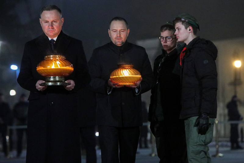 In Tribute To Victims of Martial Law. Light the Light of Freedom; Warsaw, 13 December 2021; photo: S. Kasper