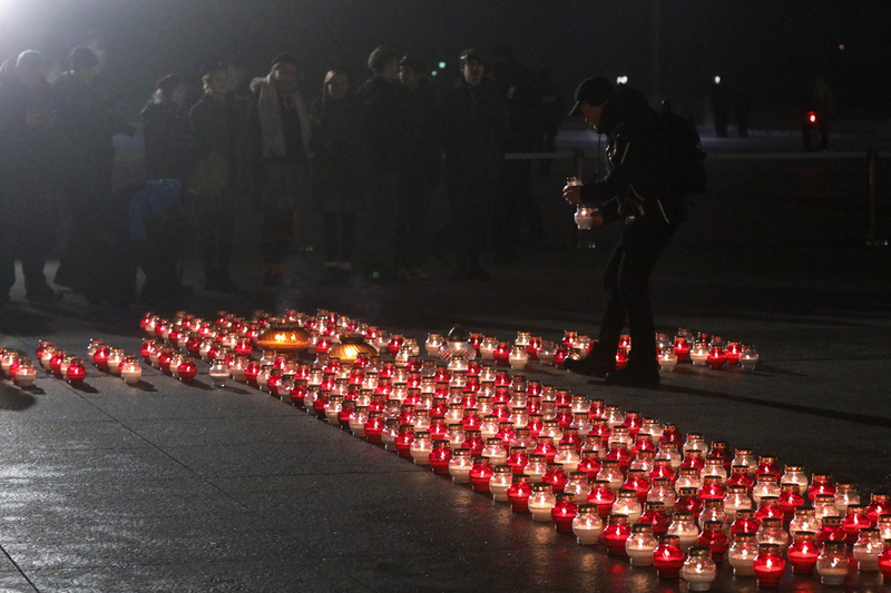 In Tribute To Victims of Martial Law. Light the Light of Freedom; Warsaw, 13 December 2021; photo: S. Kasper