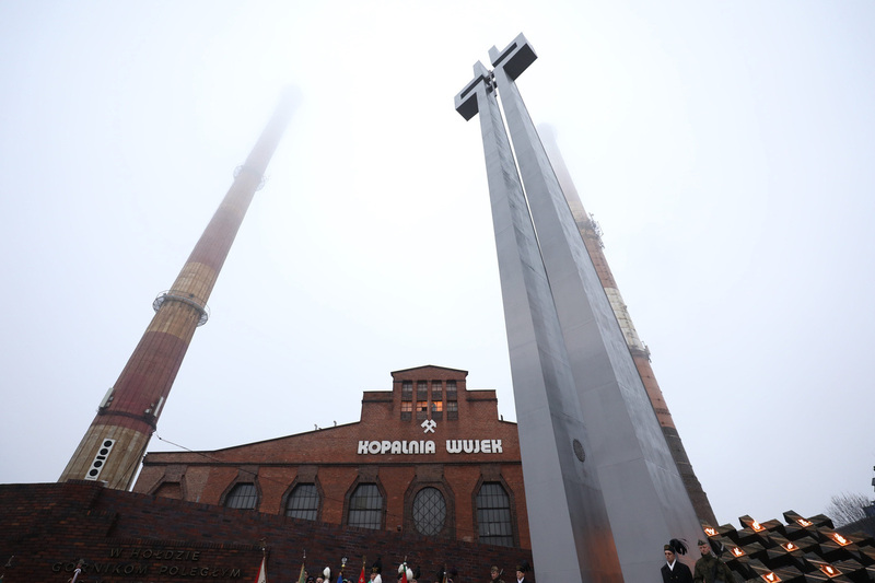 The 40th anniversary of the pacification of the "Wujek" coal mine; Katowice, 16 December 2021; photo: M. Bujak