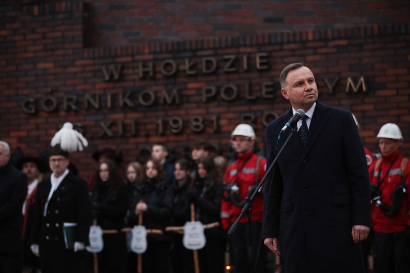 The 40th anniversary of the pacification of the "Wujek" coal mine; Katowice, 16 December 2021; photo: M. Bujak