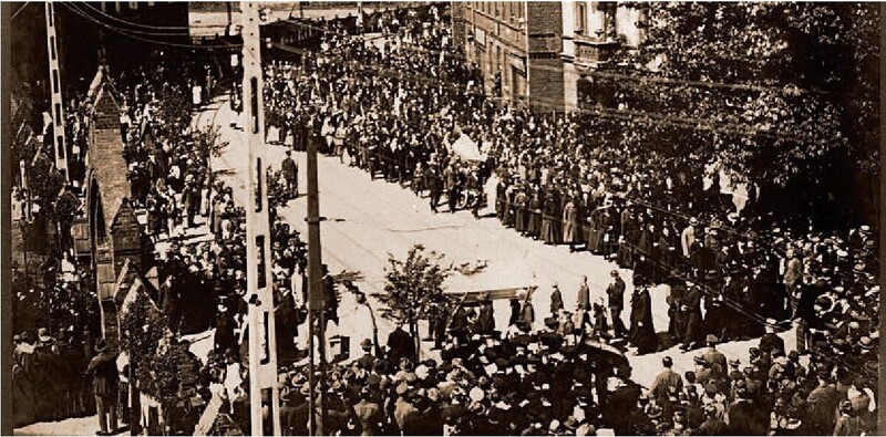 Funeral of insurgents killed during the fight for Kędzierzyn