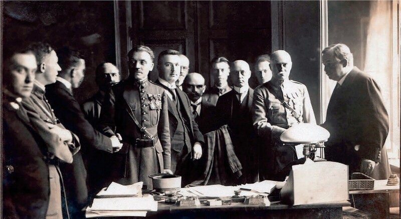 Signing of the act of transfer of power from the Allies to the Poles in the Katowice district