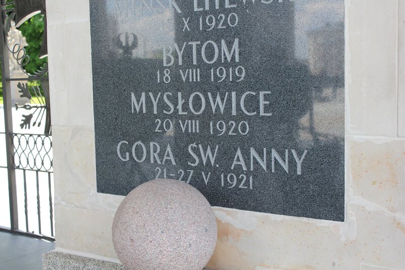 A tablet commemorating Sankt Annaberg battle at the Tomb of the Unknown Soldier in Warsaw A tablet commemorating Sankt Annaberg battle at the Tomb of the Unknown Soldier in Warsaw