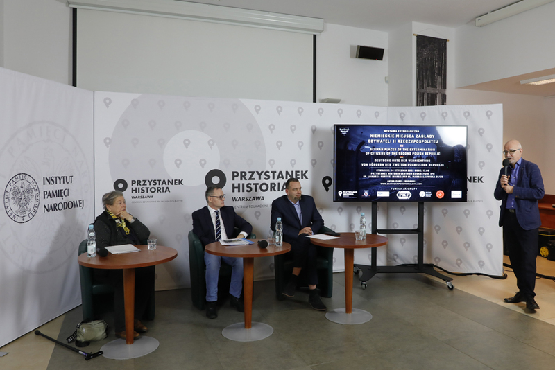 "German Places of the Extermination of Citizens of the Second Polish Republic" exhibition; Warsaw 14 January 2022, photo: P. Życieński