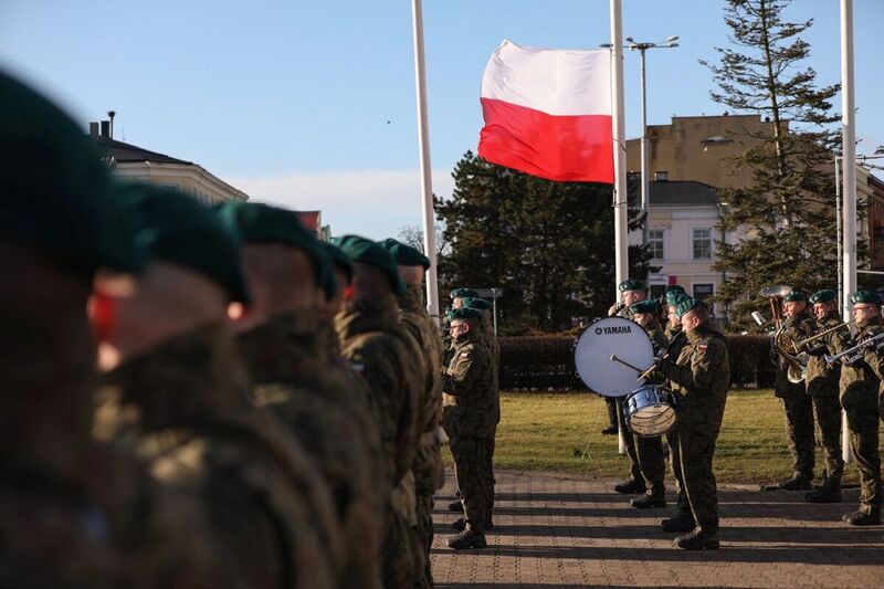 A ceremonial run of the “Anders” train on the Łódź-Włocławek route , 17 February 2022