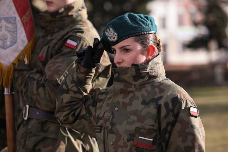 A ceremonial run of the “Anders” train on the Łódź-Włocławek route , 17 February 2022