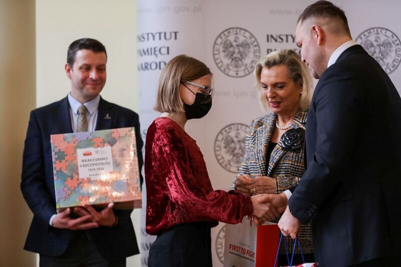 A ceremonial run of the “Anders” train on the Łódź-Włocławek route , 17 February 2022