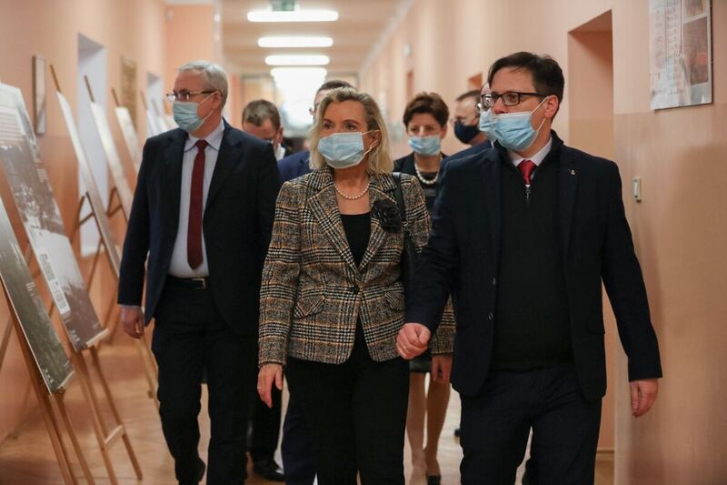 A ceremonial run of the “Anders” train on the Łódź-Włocławek route , 17 February 2022