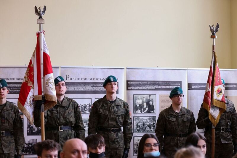 A ceremonial run of the “Anders” train on the Łódź-Włocławek route , 17 February 2022