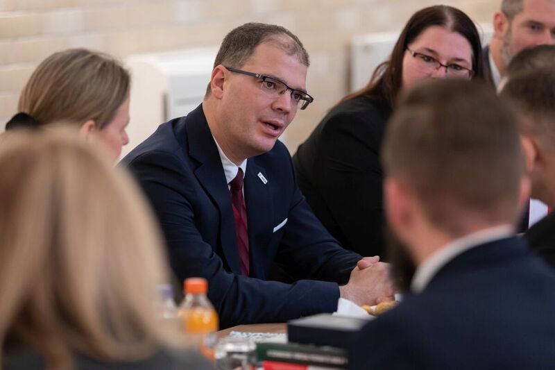 The promotion of the Hungarian language version of the publication “Cities of Freedom. Poznań – Budapest 1956” ; 22 February 2022, Budapest; Photo: M.Bujak IPN