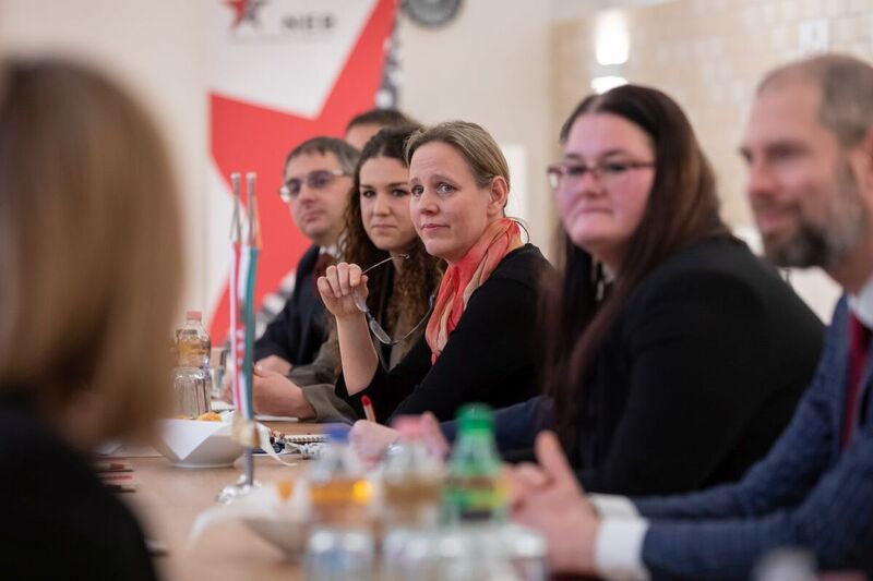 The promotion of the Hungarian language version of the publication “Cities of Freedom. Poznań – Budapest 1956” ; 22 February 2022, Budapest; Photo: M.Bujak IPN