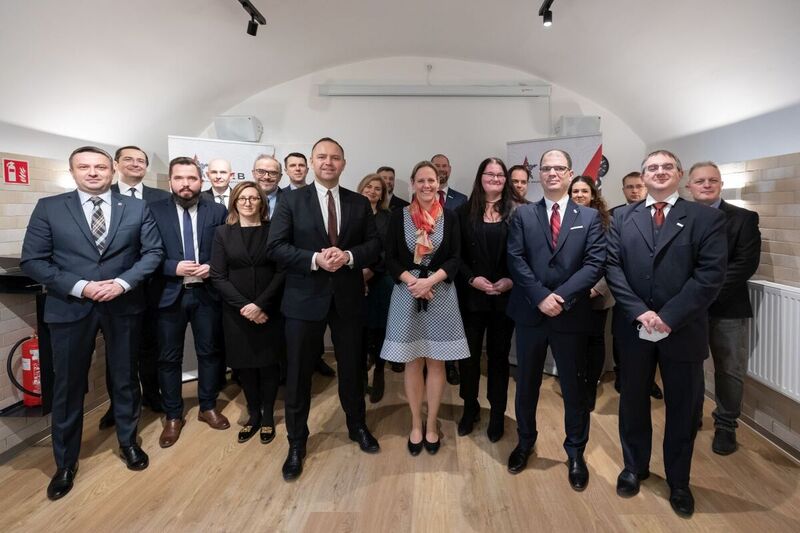 The promotion of the Hungarian language version of the publication “Cities of Freedom. Poznań – Budapest 1956” ; 22 February 2022, Budapest; Photo: M.Bujak IPN