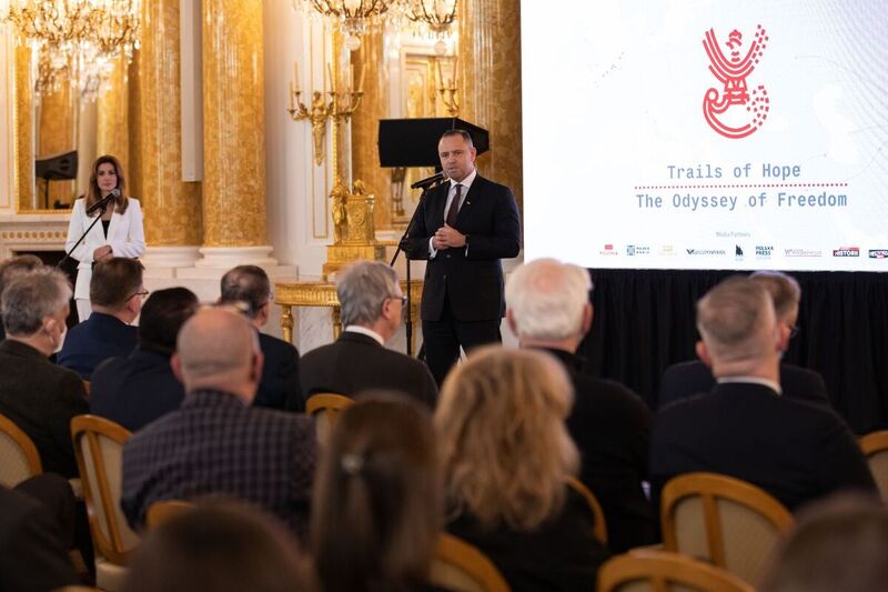 The inauguration of the project at the Royal Castle in Warsaw. Photo: Mikołaj Bujak (IPN)