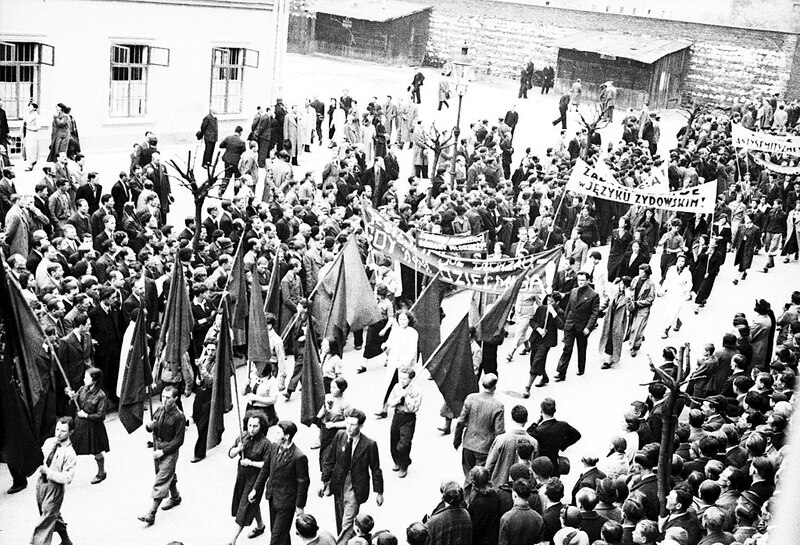 Cracow -- 1 may parade in 1936