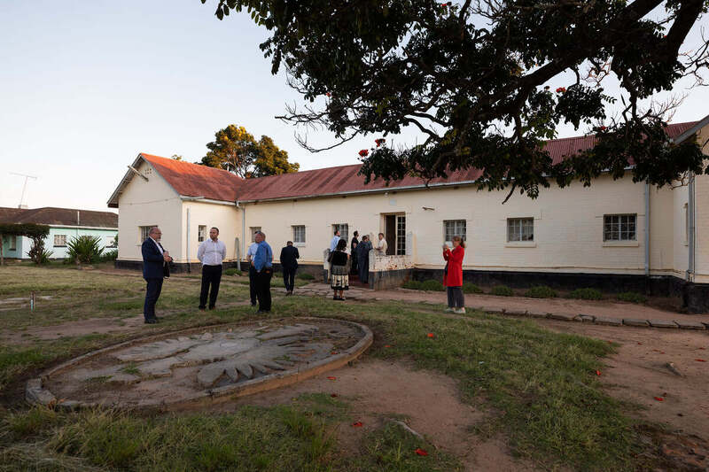 The opening of the renovated Polish cemetery in Rusape, Zimbabwe