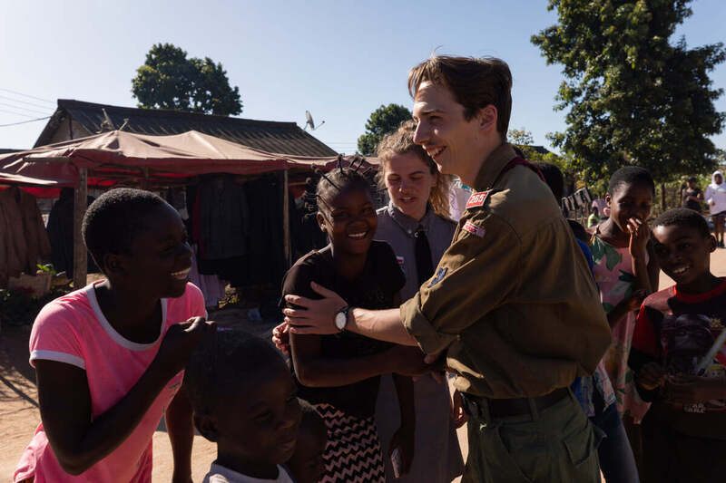 The opening of the renovated Polish cemetery in Rusape, Zimbabwe