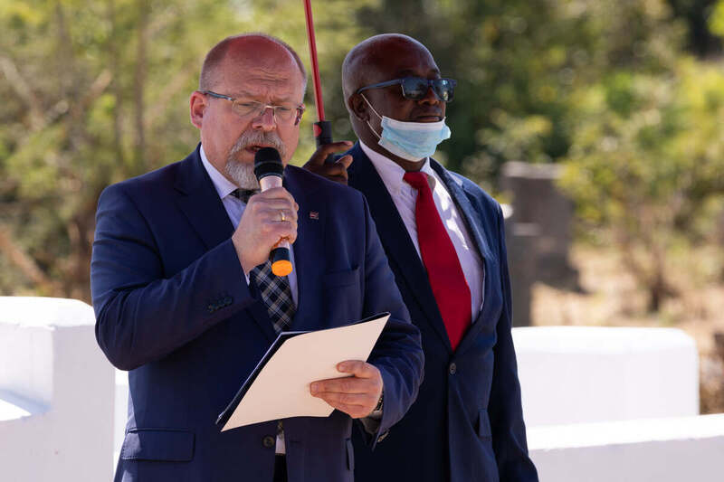 The opening of the renovated Polish cemetery in Rusape, Zimbabwe