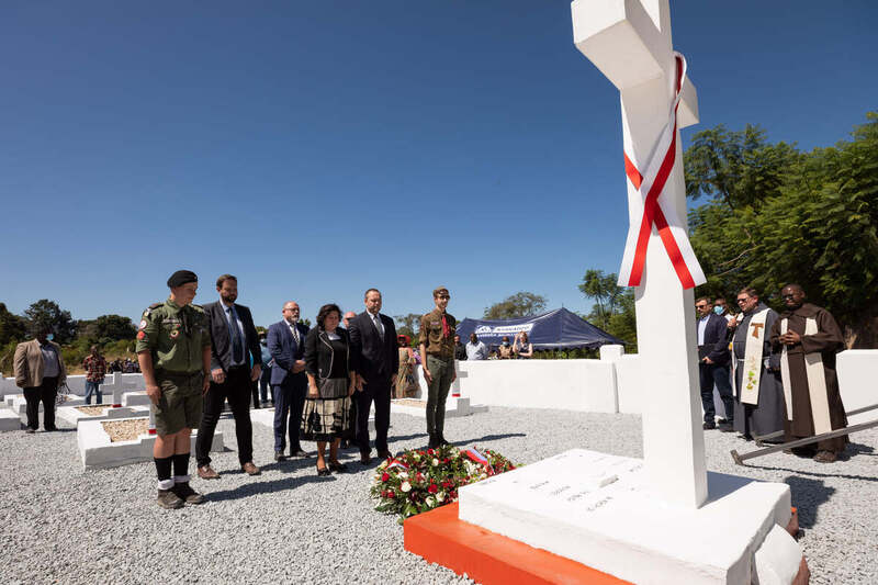 The opening of the renovated Polish cemetery in Rusape, Zimbabwe