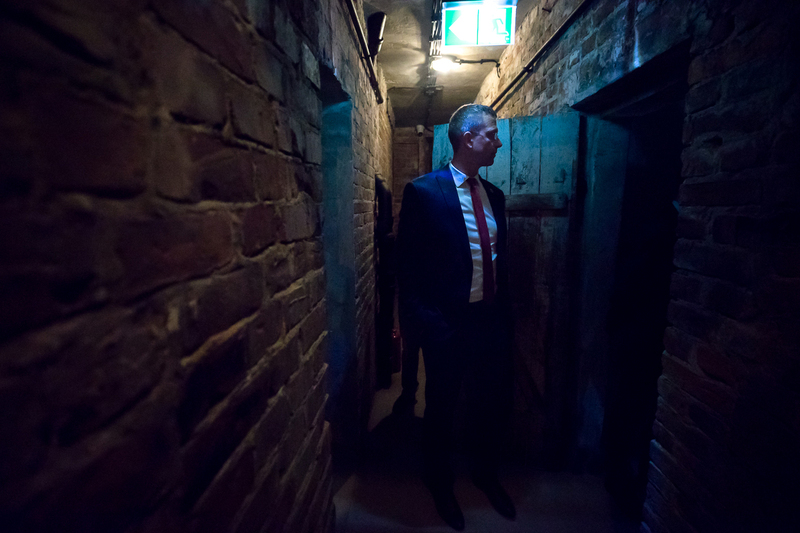 The “8 Strzelecka Street” Memorial Chamber, dedicated to the prisoners of the former detention center of the Provincial Office of Public Security in Warsaw