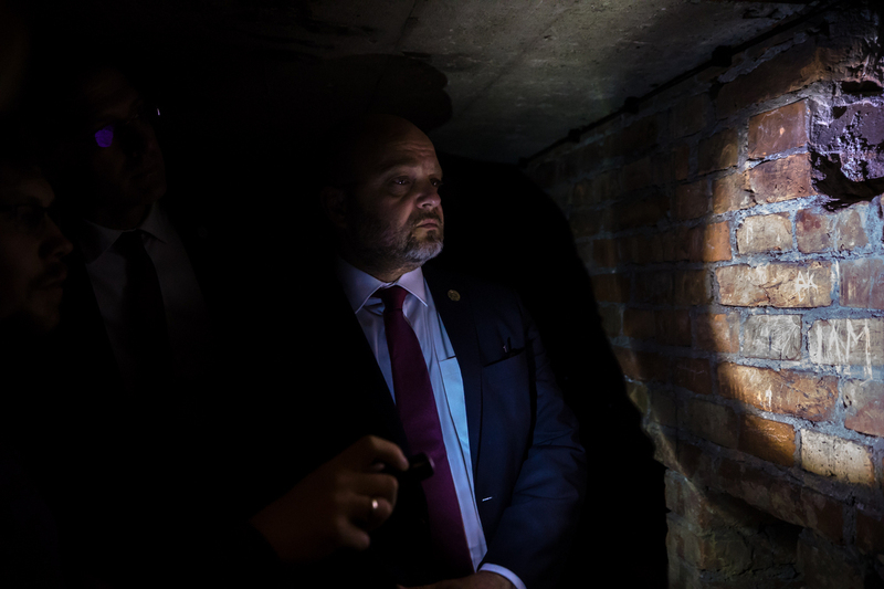 The “8 Strzelecka Street” Memorial Chamber, dedicated to the prisoners of the former detention center of the Provincial Office of Public Security in Warsaw