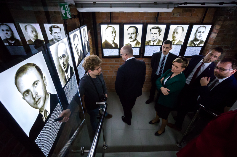 The “8 Strzelecka Street” Memorial Chamber, dedicated to the prisoners of the former detention center of the Provincial Office of Public Security in Warsaw