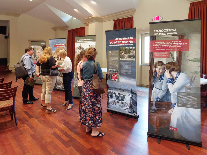 The Opening of "The Trails of Hope. Odyssey of Freedom" exhibit in Houston, Texas.