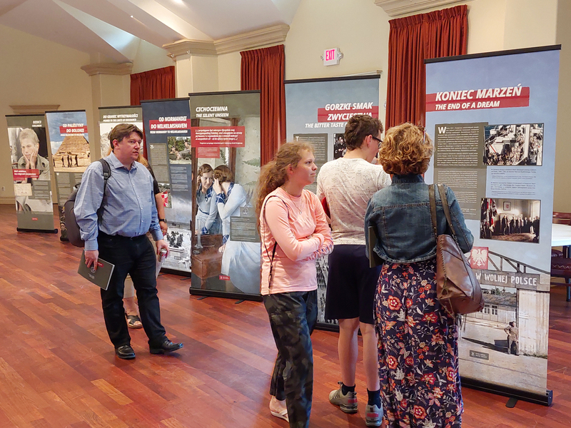 The Opening of "The Trails of Hope. Odyssey of Freedom" exhibit in Houston, Texas.