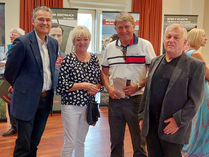 The Opening of "The Trails of Hope. Odyssey of Freedom" exhibit in Houston, Texas.