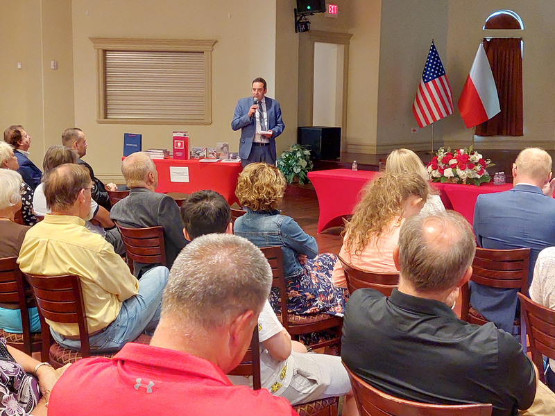 The Opening of "The Trails of Hope. Odyssey of Freedom" exhibit in Houston, Texas.