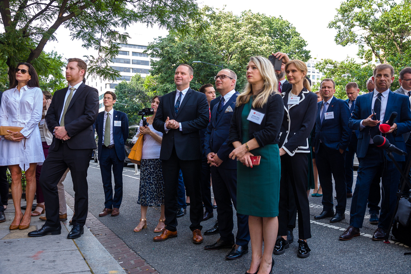 The opening of the Museum of Victims of Communism in Washington D.C., 8 June 2022