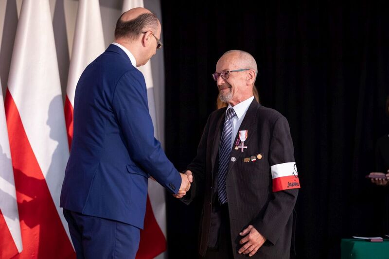 The ceremony of presenting Crosses of Freedom and Solidarity and celebrating the 40th anniversary of the establishment of "Fighting Solidarity."