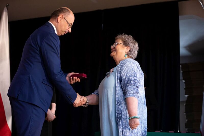 The ceremony of presenting Crosses of Freedom and Solidarity and celebrating the 40th anniversary of the establishment of "Fighting Solidarity."