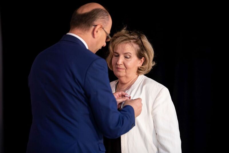 The ceremony of presenting Crosses of Freedom and Solidarity and celebrating the 40th anniversary of the establishment of "Fighting Solidarity."