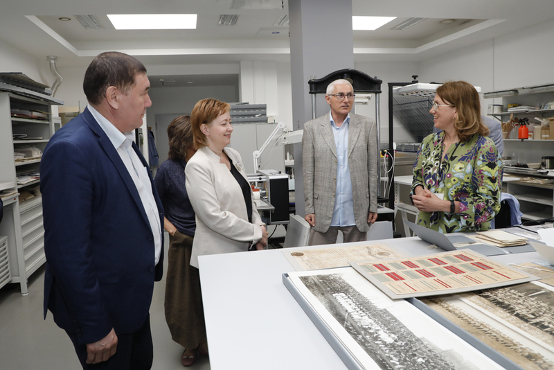 A delegation from Kazakhstan visited the IPN Archive, Warszaw 10 June 2022