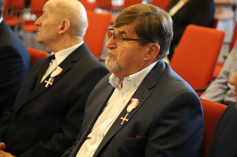 The ceremony of presenting Crosses of Freedom and Solidarity — Białystok, 22 June 2022; photo: Natalia Krzywicka